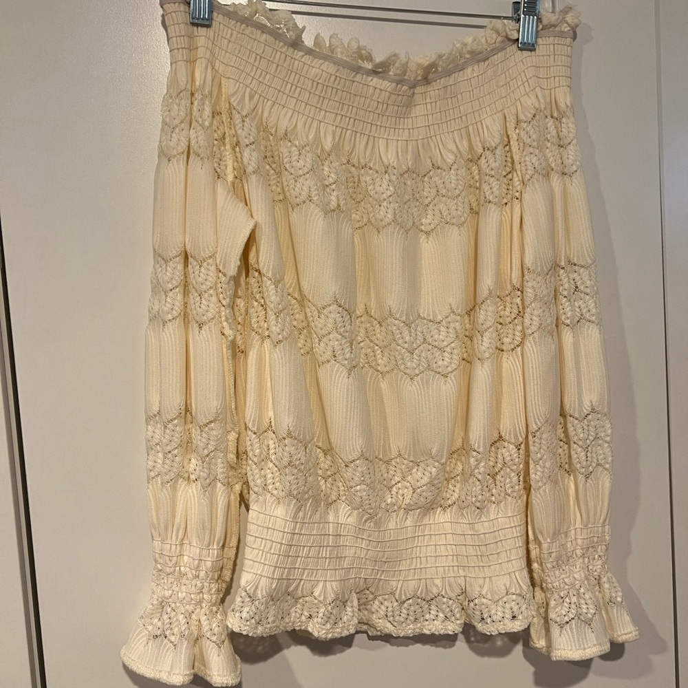 Off the shoulder blouse